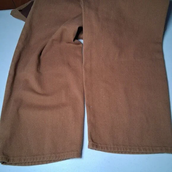 Empyre Double Knee Pants Size 30x27 Brown Canvas Work Streetwear READ - Picture 12 of 16